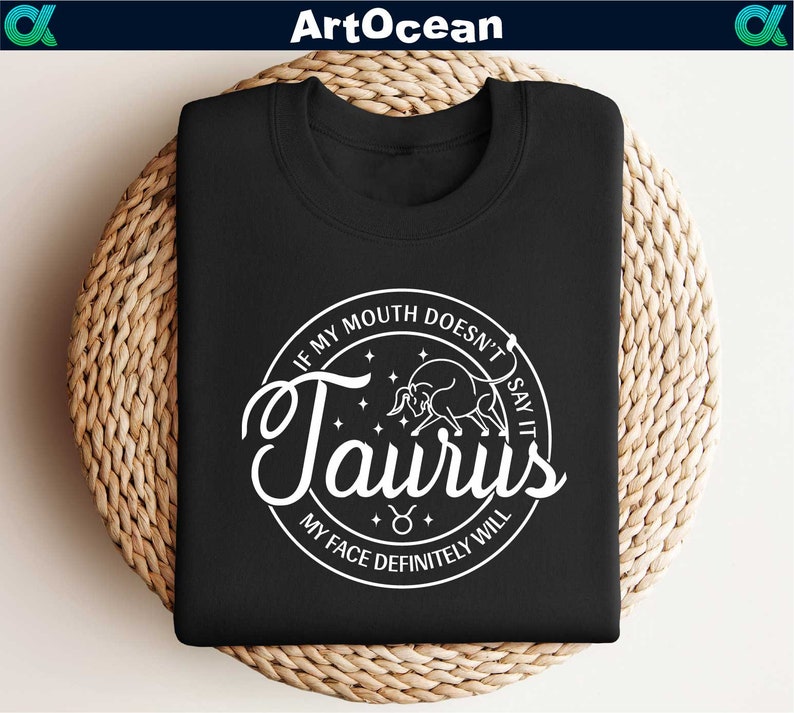 a black t - shirt that says i am mouth down and i am taurus