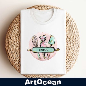 Personalized Baker Shirt, Custom Gift For Baker, Baking Shirt, Funny Baking Shirt, Baking Lover Shirt, Chef Life Shirt, Mothers Day Shirt
