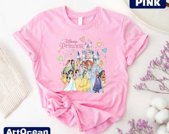 Disney Princess Castle T-Shirt, Princess Shirt, Disney Castle Sweatshirt, Princess Gift, Gift for Her, Disney Vacation Tee, Disney Girl Trip