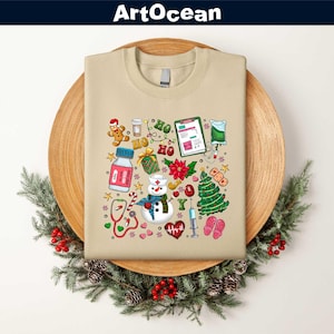 Christmas Pharmacy Sweatshirt,Christmas Nurse Shirt,Pharmacist Christmas Shirt,Funny Nurse Christmas Sweatshirt,Er Nicu Nurse Xmas,Xmas Gift