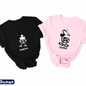Mickey Minnie Halloween Shirt, Trick or Treat Shirt, Family Shirts, Halloween Couple Shirt, WDW Shirt, Disneyland Shirt, Halloween Shirt