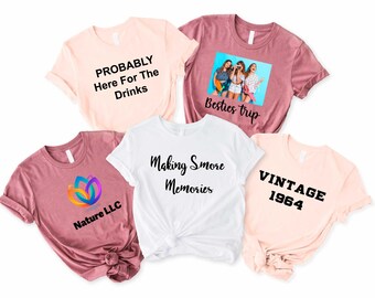 Custom Text Shirt, Your Custom Text Shirt, Custom Matching Shirts,Customizaed Shirts,Custom Shirts For Women,Custom Family Shirts,Vacay Tees