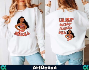 Disney Moana T-Shirt, Moana Princess Sweatshirt, Disney Trip Tee, WDW Princess, Disney Family Vacation Shirt, Disneyland Shirt, Gift for Her