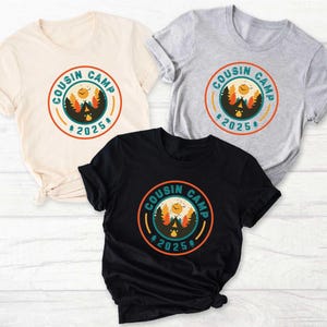 Cousin Camp 2025 Shirt,Cousin Crew 2025,Cousin Camp Shirts,Matching Cousin Shirts,Summer Cousin Shirts,Family Reunion,Camp Tees for Family