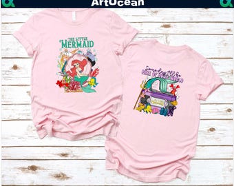 Ariel The Little Mermaid T-Shirt, Disney Ariel Under the Sea Shirt, Ariel Mermaid Shirt, Ariel Shirt, Ariel Flounder Shirt, Disney Princess