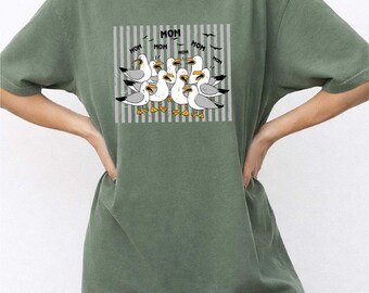 Seagull Mom Mom Mom Comfort Colors® T-Shirt, Mother's Day Shirt, Gift For Mom, Gift for Her, Family Party Gifts, Mama Sweatshirt