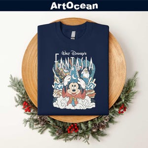 Disney Fantasia Sweatshirt,Sorcerer Mickey Shirt for Disneyworld Trips,Walt Disney Fantasy,Fantasmic Disneyland,Mickey Mouse Magic,WDW Shirt
