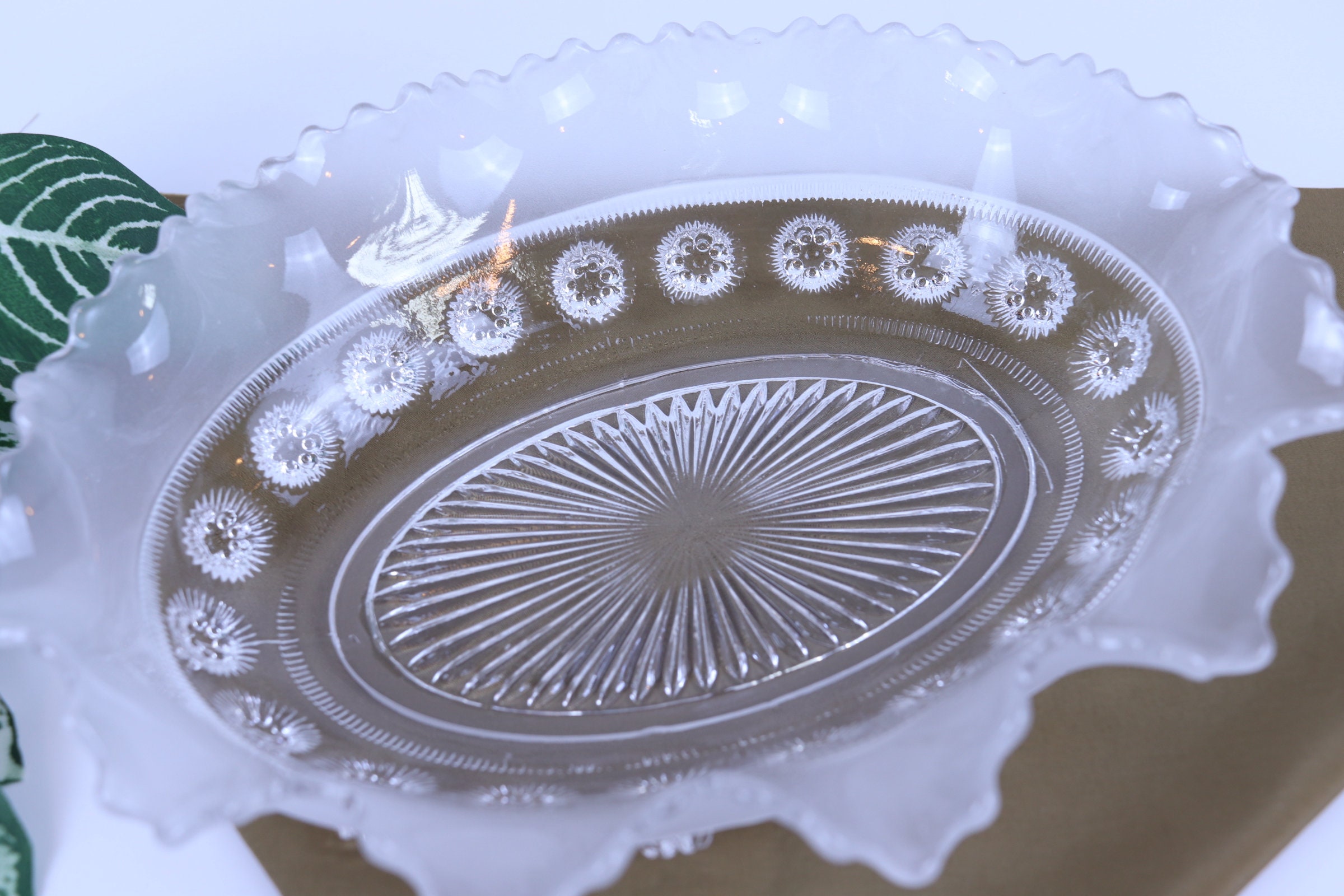 Prunt Art Deco 1930s Davidson Glass Blackberry Prunt Dish - Etsy