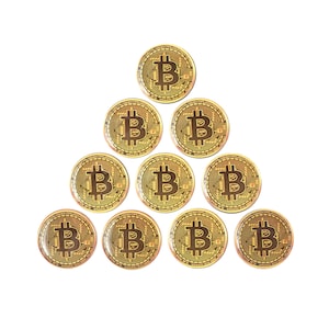 Bitcoin Golf Ball Markers by HODL 21 - Value Pack of 10