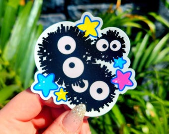 Soot Sprite Sticker – Inspired by Spirited Away, Studio Ghibli Fan Art