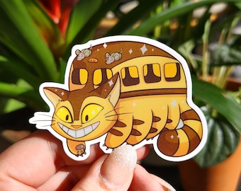 My Neighbor Totoro Catbus Sticker - Studio Ghibli Vinyl Decal