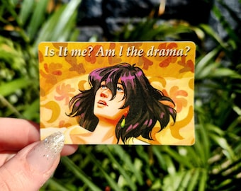 Howl's Moving Castle Sticker - 'Is It Me? Am I the Drama?'- Studio Ghibli Sticker