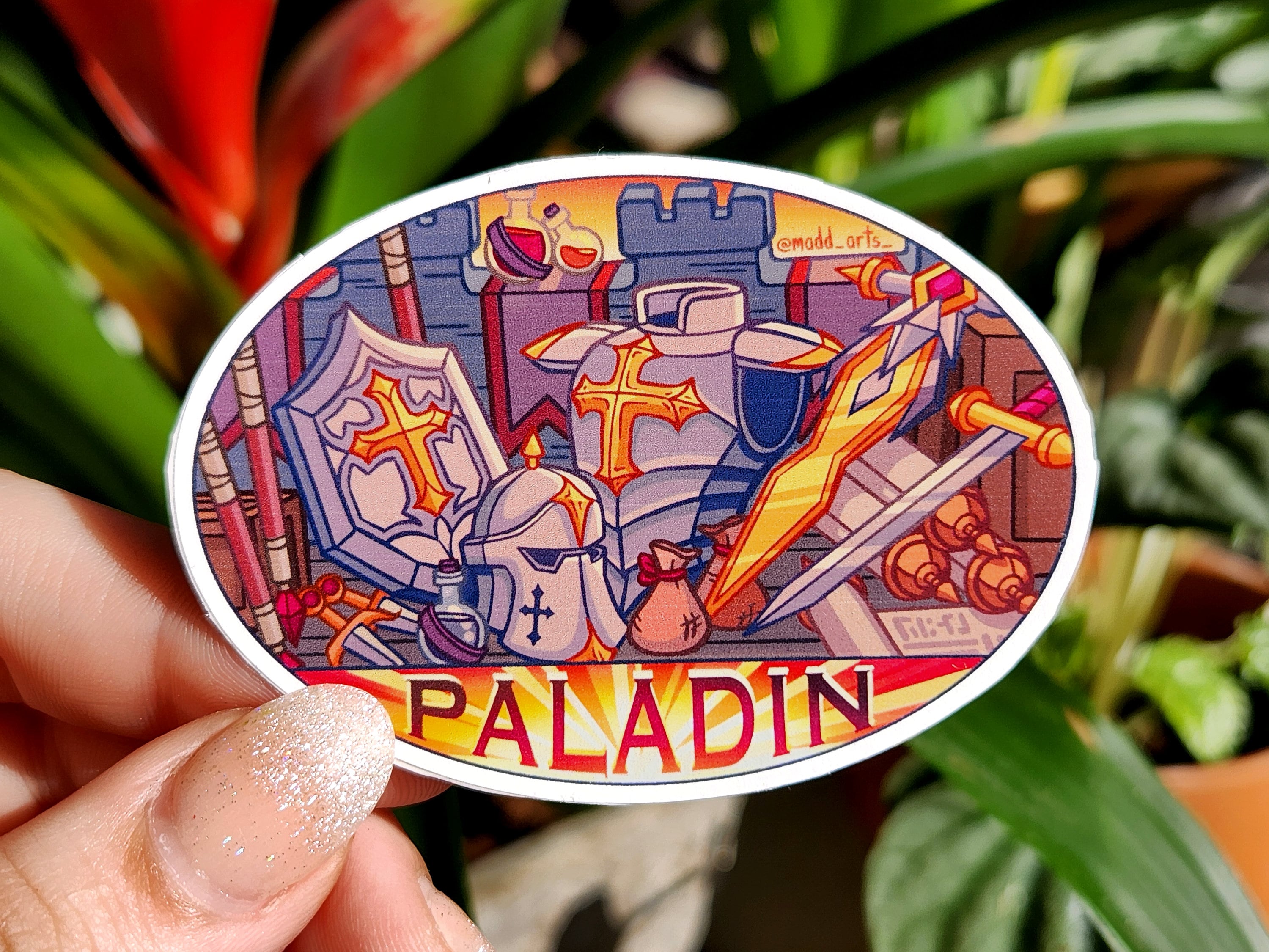 Fth Sticker Paladin Dnd Class Sticker - for Dungeon Masters and Adventurers - Etsy