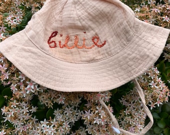 Handstitched Personalised Sun Hats