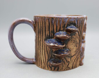 Bark Tree Stump Mug 12oz