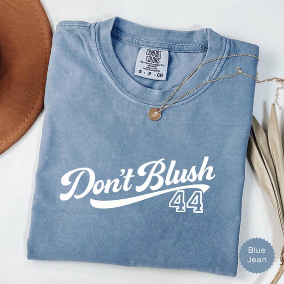 Hockey Romance T-shirt Don’t Blush 44 Tee Bookish Hockey Shirt Romance Reader Gift Briar University Graham 44 Comfort Colors Booktok Tee