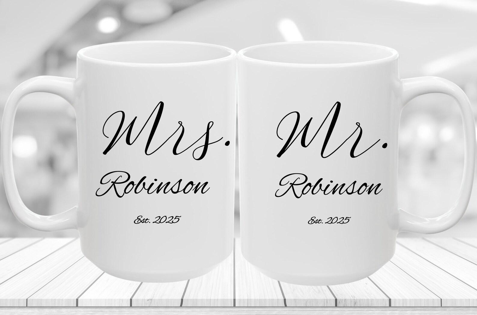 Custom Mr and Mrs Coffee Mugs Custom Mr and Mrs Mug Future Husband and ...