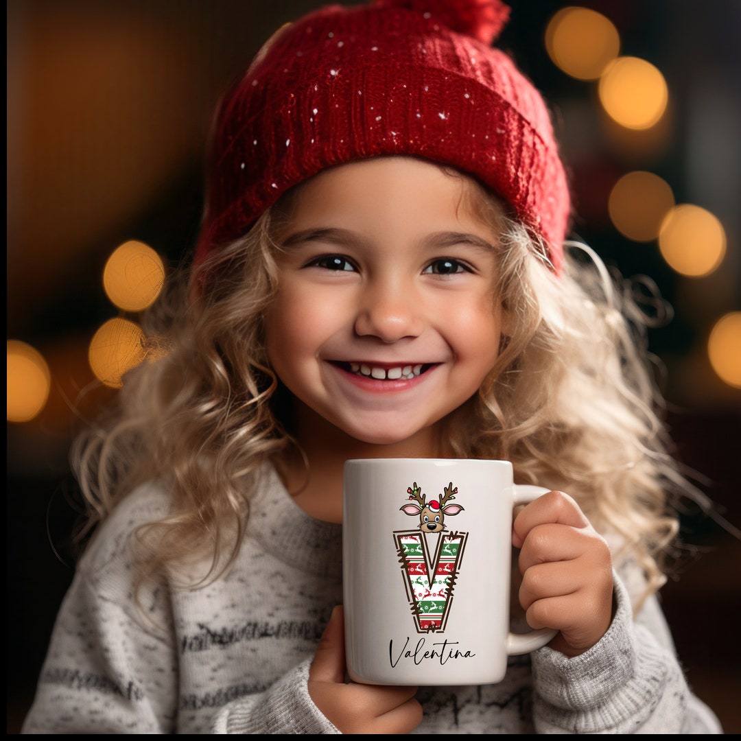 Custom Kids Mug Christmas Name Gift For Kids Cute Gift Xmas Decor 