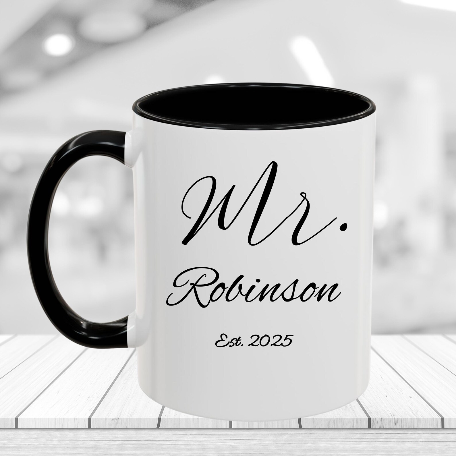 Custom Mr and Mrs Coffee Mugs Custom Mr and Mrs Mug Future Husband and ...