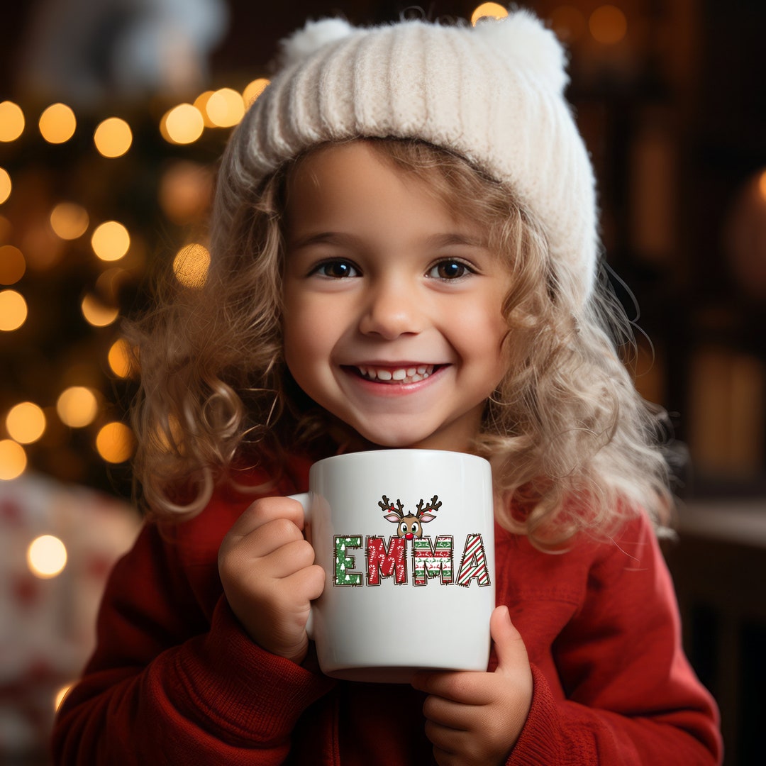 Custom Kids Mug Christmas Name Gift For Kids Cute Gift Xmas Decor Custom Kids Mug Christmas Name Gift For Kids Cute Gift Xmas Decor