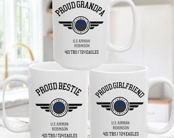 Personalized Air Force Graduation Mug: Proud Family Gift