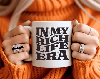 In My Rich Life Era Mug, Personalized Mug, Supervisor Manager, Gift For Boss, Gift For Coworker, Motivational Gift, Empowered Gift Women