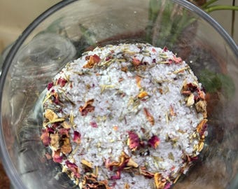 Herbal Bath Soak, Lemon Rosemary Bath Salts, Stress Relief, Organic Herbs