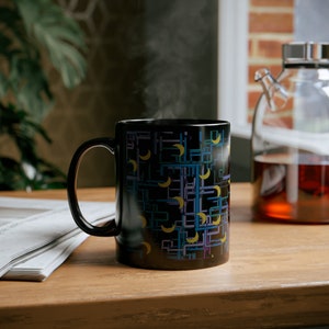Dan Flashes 11 Unzen schwarze Tasse Dan Flashes Kompliziertes Muster Ich denke, Sie sollten mit Tim Robinson ITYSL Weihnachtsgeschenk TheDrivingCrooner verlassen