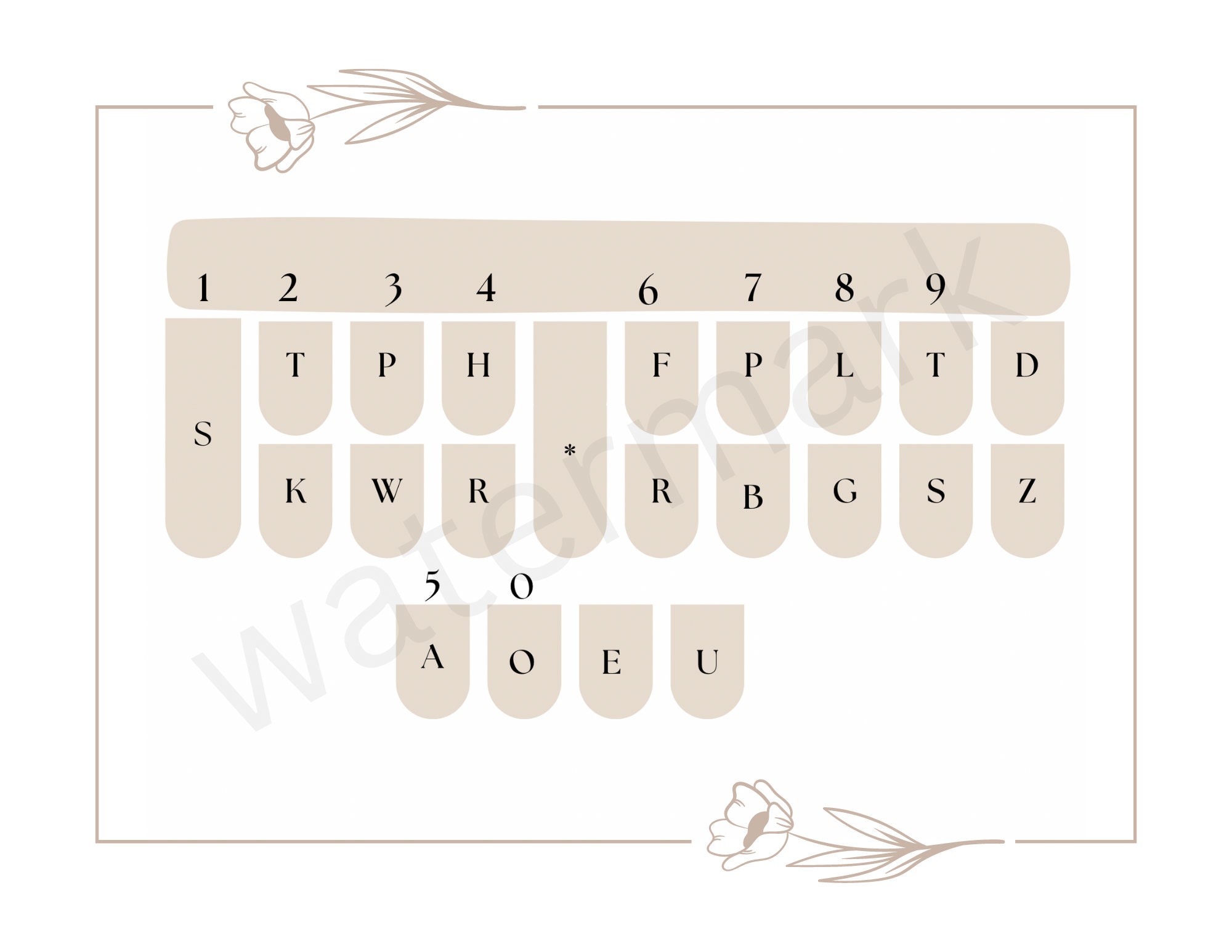 Stenographer Keyboard