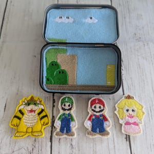 Super Mario Pocket Playset, Tin Playset, Pretend Play, Quite Time Play ...