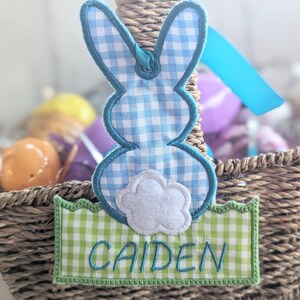 Easter Basket Name Tag, Easter Baskets Tag, Personalized Easter Tag, Easter Decorations, Easter bunny tag