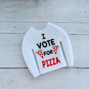 Pizza Elf Sweater Holiday Christmas Elf sweater, Holiday sweater, Elf prop, Elf clothes, Elf dress up
