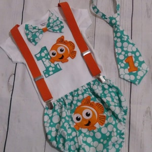 Finding Nemo First Birthday Outfit Finding Nemo smash cake outfit
