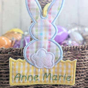 Easter Basket Name Tag, Easter Baskets Tag, Personalized Easter Tag, Easter Decorations, Easter bunny tag