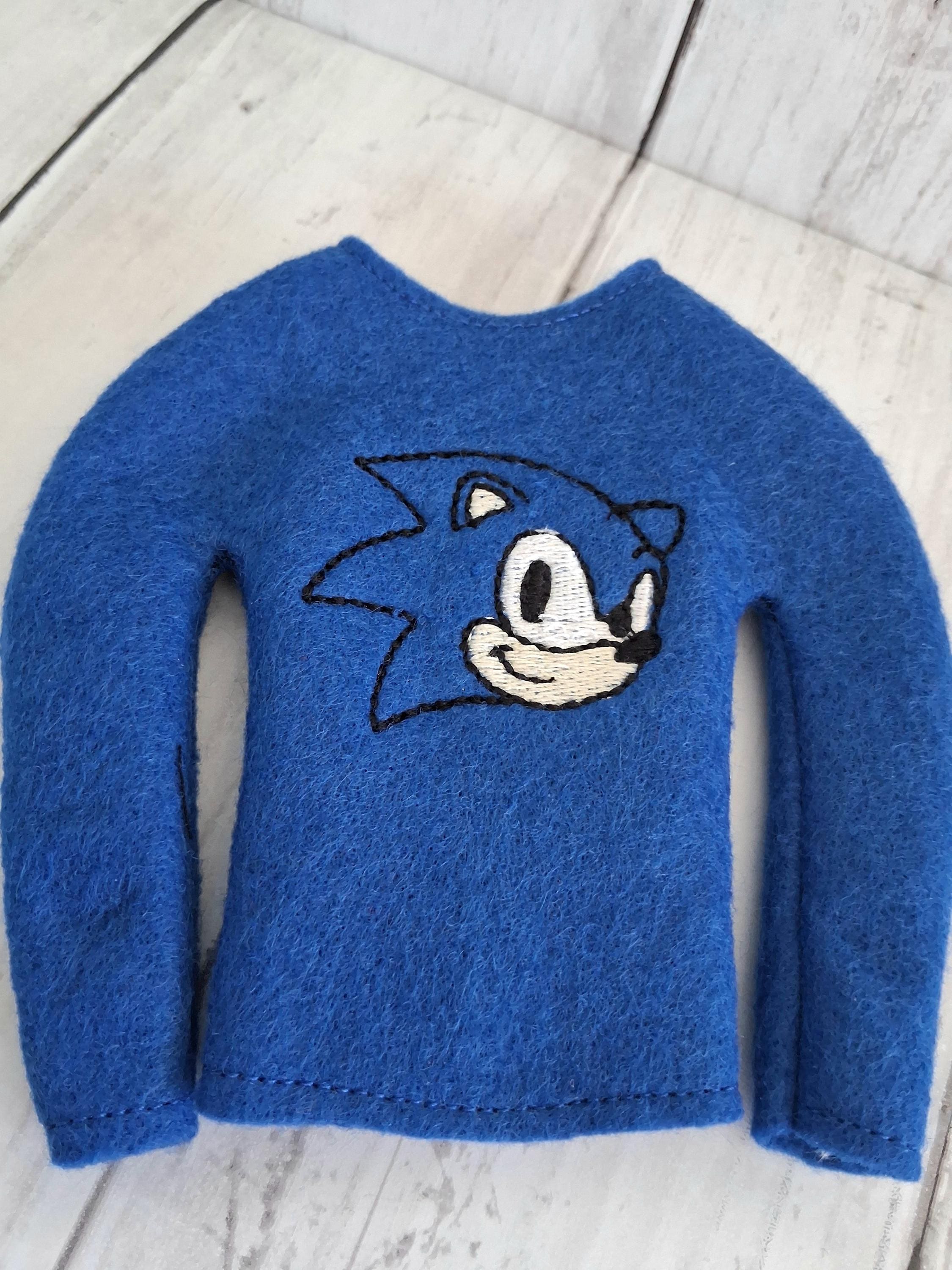 Kersttrui 'Sonic' 'SEGA' - BLAUW - - 18.00