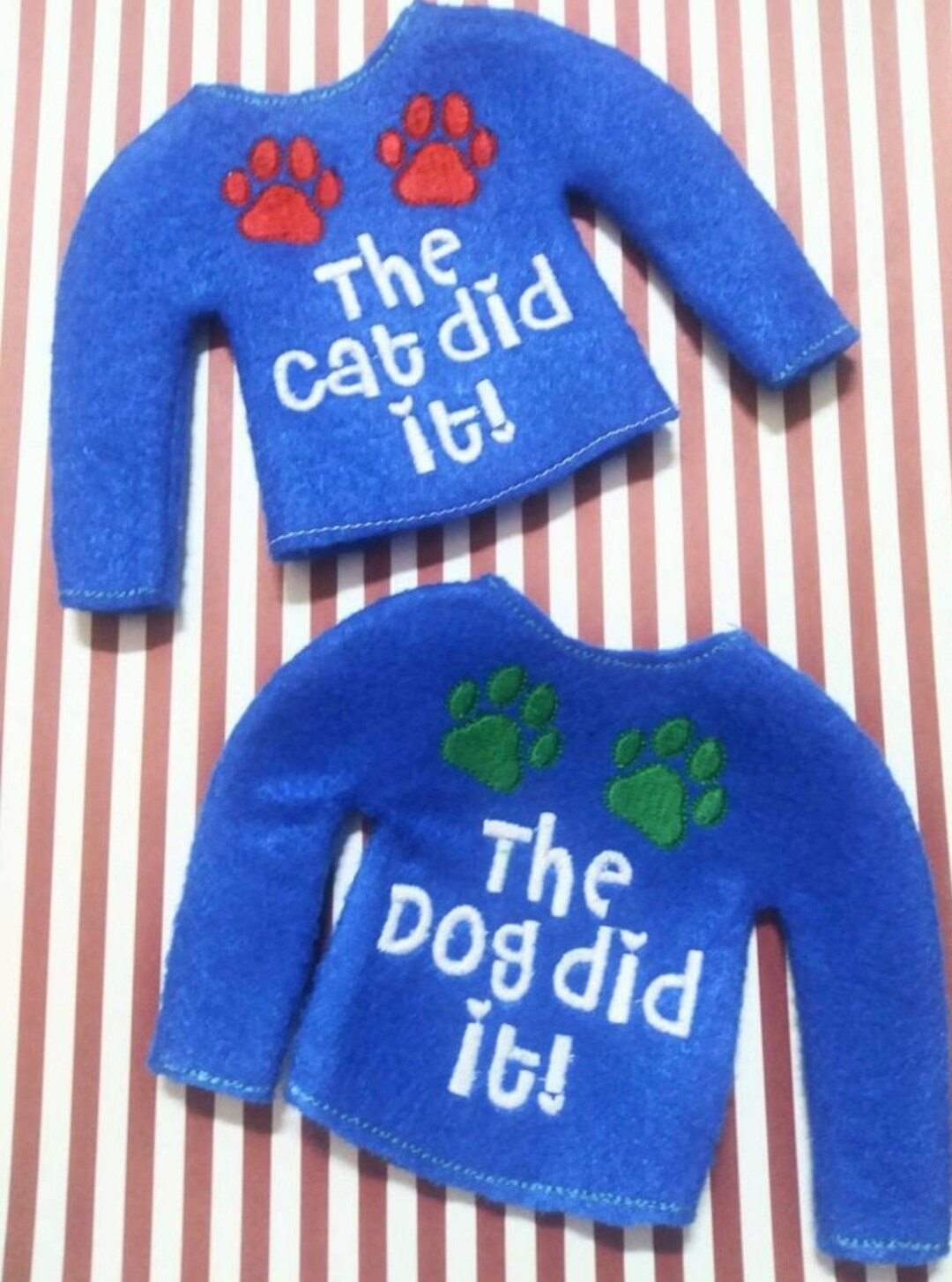 Holiday Christmas Elf Sweater Cat Dog Sweater Elf Prop Elf Etsy