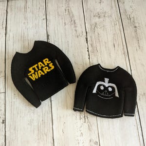 Suéter de elfo de Star Wars para Navidad y vacaciones Suéter de elfo, suéter navideño, accesorio de elfo, ropa de elfo, disfraz de elfo
