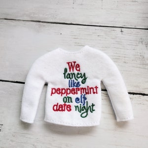 Nous aimons beaucoup Elf Sweater Holiday Christmas Pull elfe, pull de vacances, accessoire elfe, vêtements elfes, habillage elfe