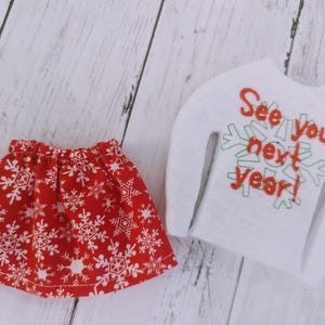 See you next year Elf Sweater Holiday Christmas Elf sweater, Holiday sweater, Elf prop, Elf clothes, Elf dress up