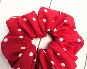 Disney hair scrunchie, Mickey hair accessories, hair tie