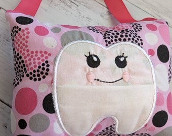 Minnie Tooth Fairy Pillow, Door Hanging Plush Tooth Pillow , Tooth Pillow Pocket , Tooth Fairy Pillow, Birthday gift for kids