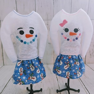 Snowman Elf Sweater Holiday Christmas Elf sweater, Elf prop, Elf clothes, Elf dress up