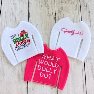 Dolly Sweater Holiday Christmas Elf sweater, Holiday sweater, Elf prop, Elf clothes, Elf dress up