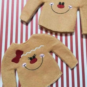 Gingerbread Elf Sweater Holiday Christmas Elf sweater, Elf prop, Elf clothes, Elf dress up
