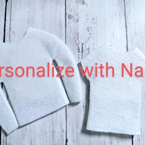 Personalized elf sweater, name Elf Shirt Sweater, Christmas Elf sweater, Holiday sweater, Elf prop, Elf clothes, Elf dress up