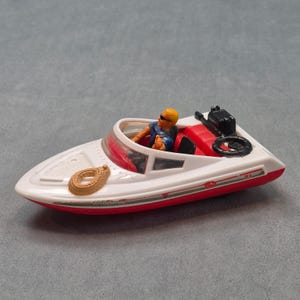 Bateau Matchbox, patrouilleur en haute mer, jouet à friction de 15 cm (6 pouces), vintage années 2000