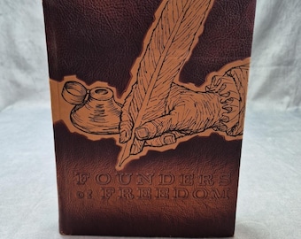 Gründer der Freiheit in Amerika David C Whitney 1965 Leather Bound J G Ferguson