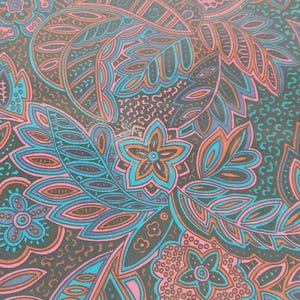 Naked Silk Y2K Deadstock Paisley Anthropologie 100% Seidenschal Bild 2