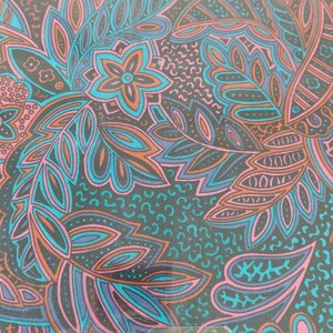Naked Silk Y2K Deadstock Paisley Anthropologie 100% Seidenschal Bild 4