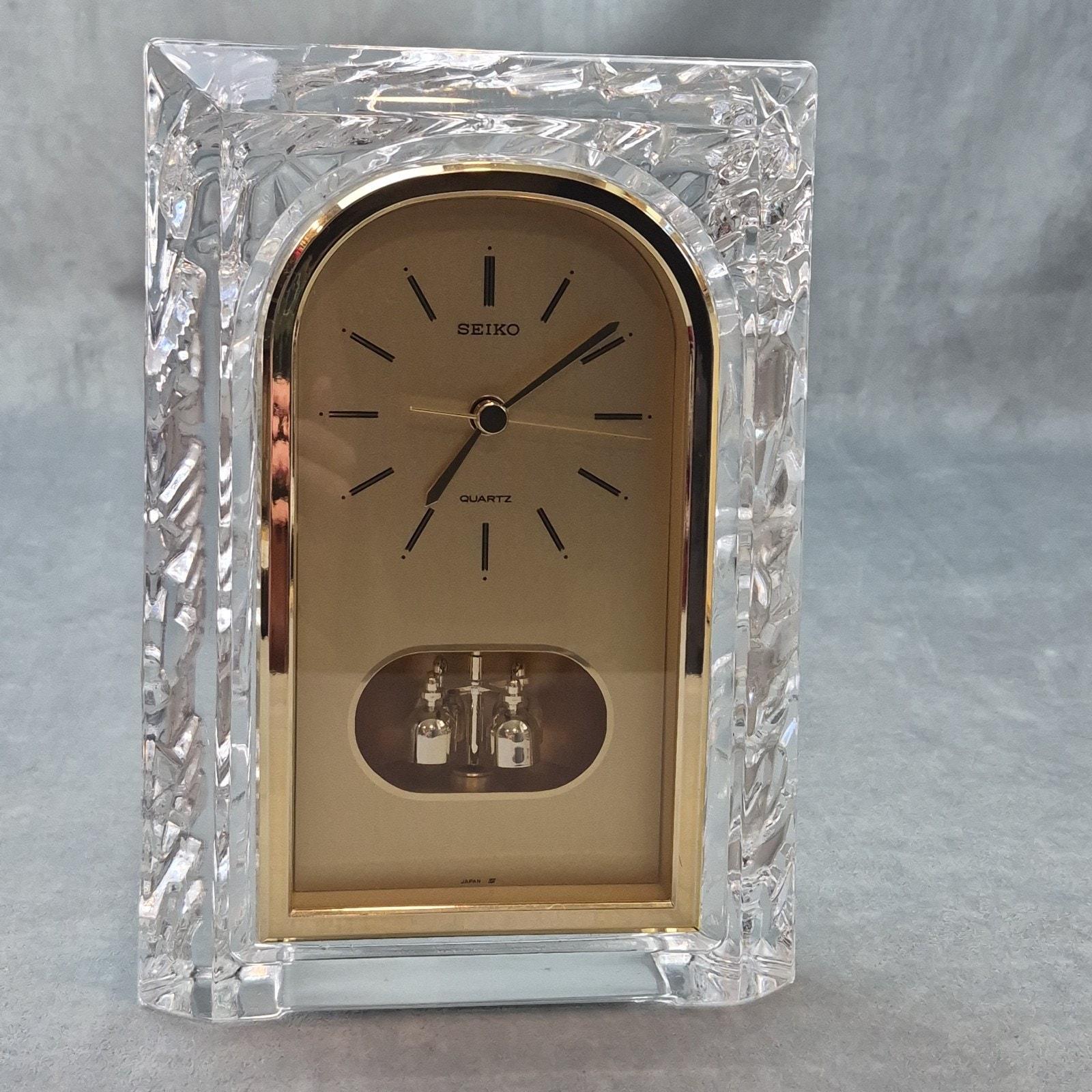 SEIKO TABLE CLOCK セイコービンテージ時計 Seiko Table Clock - Etsy Hong Kong